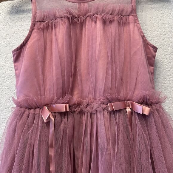 Nanette Lepore Girls Dress Gown 16 Old Rose Formal Fairy Wedding Dance Party - Picture 6 of 11